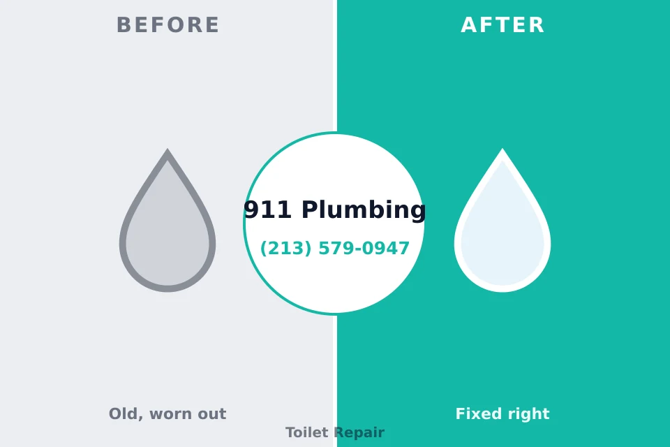 Before and after: plumbing company Lowell, MI